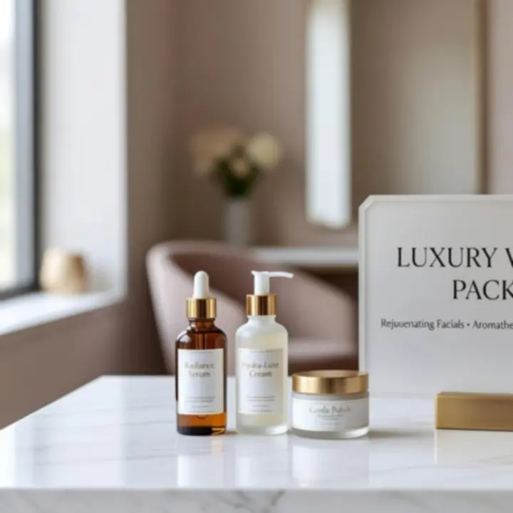 Signage promoting beauty treatment offers at CIKARTS LTD
