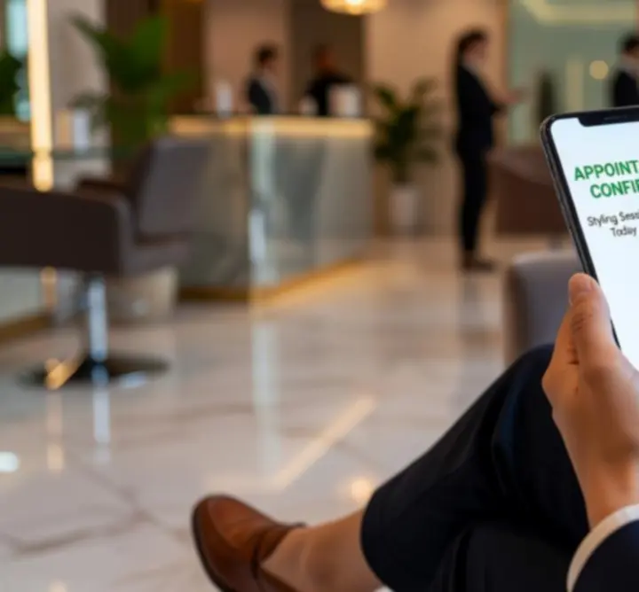 Successful booking confirmation displayed on a device